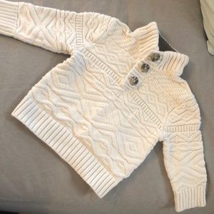 Cat and Jack 1/4 button sweater
